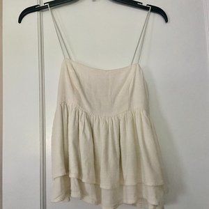 White Flowy Urban Outfitters Top